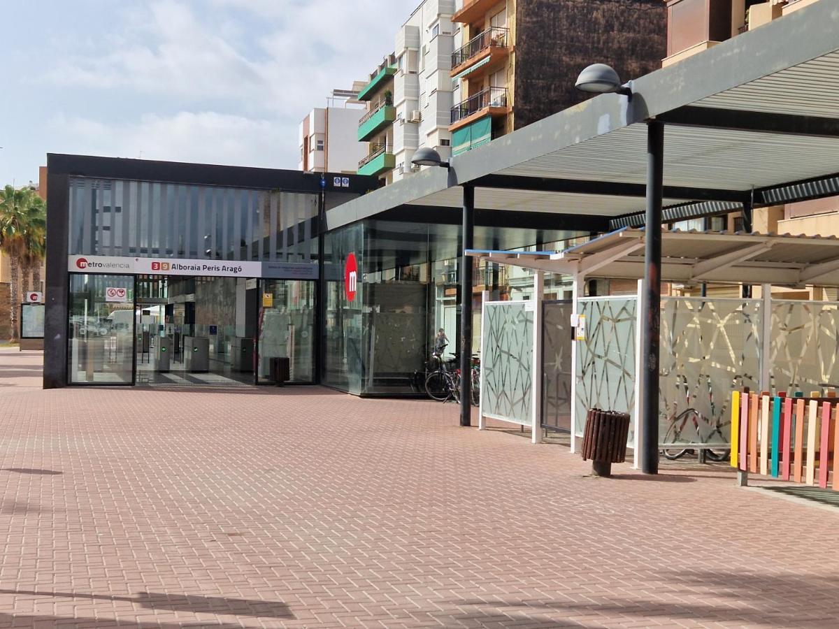 Villa Casa 12 Pax Metro Alboraya Valencia Exterior foto